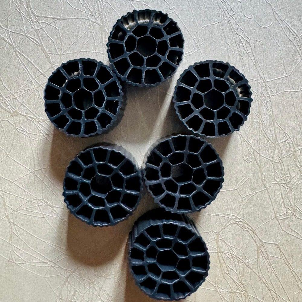 Batch of Apex Aqua Technologies MBBR media inspected before dispatch